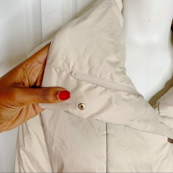 YOUR SIXTH SENSE German winter neutral cream jacket women size 8 - Picture 8 of 13